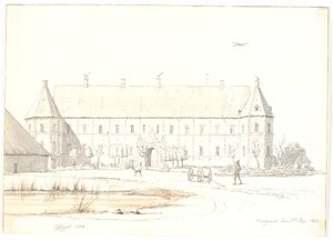 Le manoir de Voergaard - Martinus Rørbye