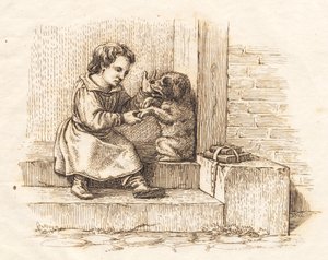Illustration pour "Cinquante fables pour enfants" de Hey