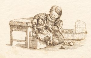 Illustration pour "Cinquante fables pour enfants" de Hey - Martinus Rørbye