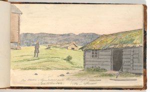 Paysage avec fermes - Martinus Rørbye