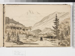 Paysage alpin - Martinus Rørbye