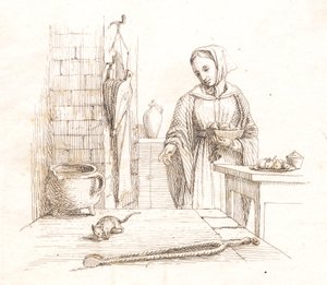 Illustration de "Cinquante fables pour enfants" de Hey - Martinus Rørbye