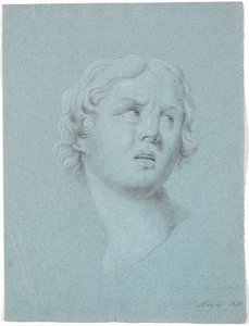 Étude de tête de femme, tournée 3/4 vers la droite - Martinus Rørbye