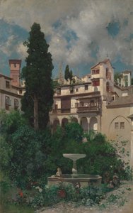 Un Jardin Espagnol - Martín Rico y Ortega