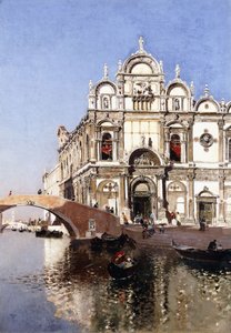 Scuola Grandi di San Marco et Campo San Giovanni e Paolo, Venise - Martín Rico y Ortega