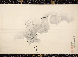 Hérons blancs - Maruyama Okyo