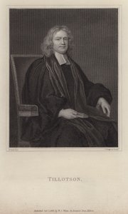 John Tillotson, archevêque de Canterbury (gravure) - Mary (after) Beale
