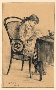 Dessin, Marian Sewing, 1883