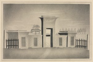 La porte du Mont Auburn, près de Boston