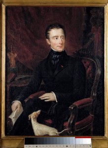Portrait du poète français Alphonse de Lamartine (1790-1869) - Mary Ann Elisa Lamartine