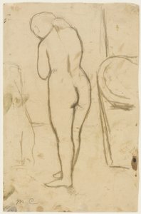 Dessin pour "Nu debout" - Mary Cassatt
