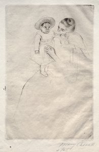 Hélène de Septeuil, vers 1891 - Mary Cassatt