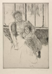 Dans la serre, vers 1901 - Mary Cassatt