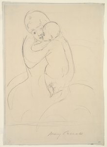 Caresse maternelle, 1921 - Mary Cassatt