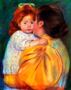 Baiser maternel - Mary Cassatt