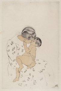 Le baiser de la mère - Mary Cassatt
