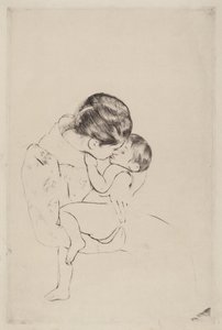 Le baiser de la mère - Mary Cassatt