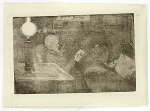 M. et Mme Cassatt lisant