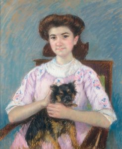 Portrait de Marie-Louise Durand-Ruel - Mary Cassatt
