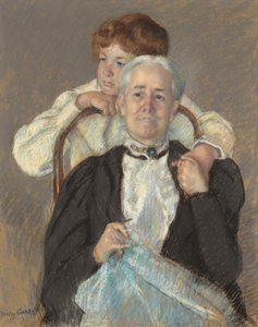 Portrait de Mme Cyrus J. Lawrence avec son petit-fils R. Lawrence Oakley - Mary Cassatt