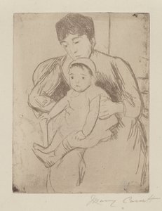 Préparer Bill pour une Sortie - Mary Cassatt