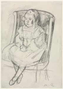 Simone assise, vers 1903