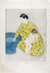 Le Bain, 1890-91 - Mary Cassatt