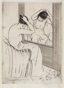La Coiffure, 1890-1891 - Mary Cassatt