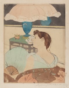La Lampe - Mary Cassatt