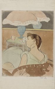 La Lampe, 1890-91 - Mary Cassatt