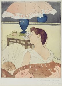 La Lampe, 1891 - Mary Cassatt