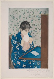 La lettre - Mary Cassatt