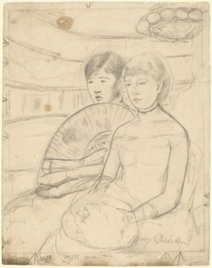 La Loge [recto] - Mary Cassatt