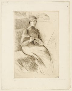 Le joueur de mandoline - Mary Cassatt