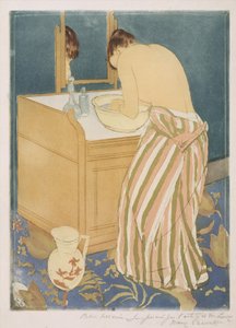 Femme se baignant (La Toilette), 1890-1 - Mary Cassatt