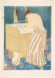 Femme se baignant - Mary Cassatt