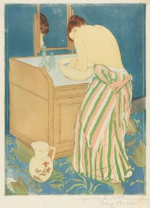 Femme au bain - Mary Cassatt
