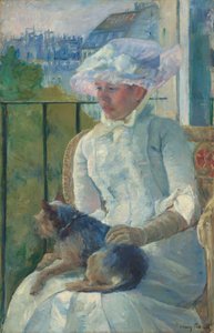 Jeune fille à une fenêtre - Mary Cassatt