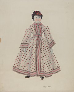 Poupée à tête en porcelaine
