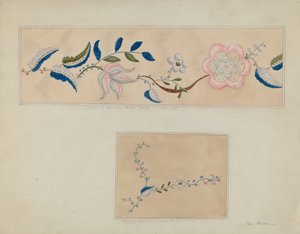 Broderie - Détail de la robe d
