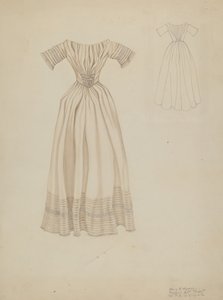 Robe de mariée, vers 1937 - Mary E Humes