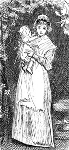 Une mère câlinant son enfant - Mary Ellen Edwards