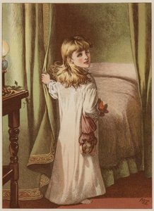 Fille se retirant au lit - Mary Ellen Edwards