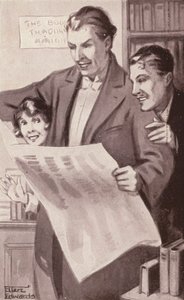 Illustration pour Kipps de H.G. Wells (lithographie) - Mary Ellen Edwards