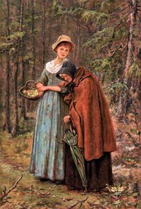 La feuille verte et la feuille sèche, 1887 - Mary Ellen Edwards