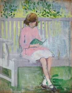 Fille Lisant - Mary Ethel Hunter