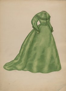 Robe de mariée, vers 1940