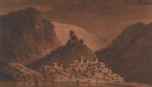 Tournon en face de Teint sur le Rhône - Mary Harcourt
