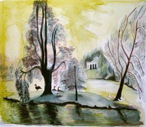 Stourhead, lac du soir, 2006 - Mary Kuper
