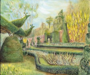 Le long jardin, Cliveden : Topiaire